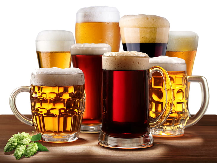 Have A Beer..., drunk, drink, chill, beer, 3d and abstract, HD wallpaper