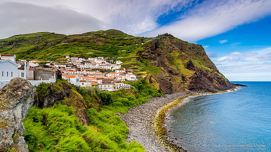 Vila do Corvo, Isla Corvo, Azores, Portugal, Islas, Fondo de pantalla HD HD wallpaper
