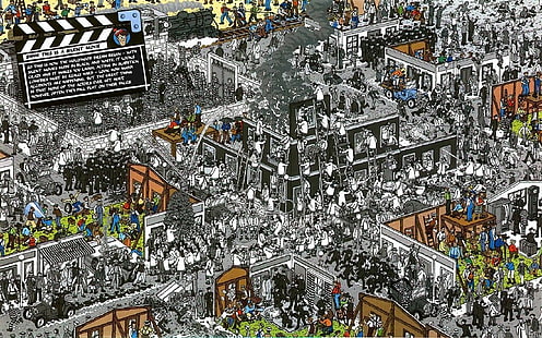 Onde está o livro de Wally, Game, Onde está o Waldo?, HD papel de parede HD wallpaper