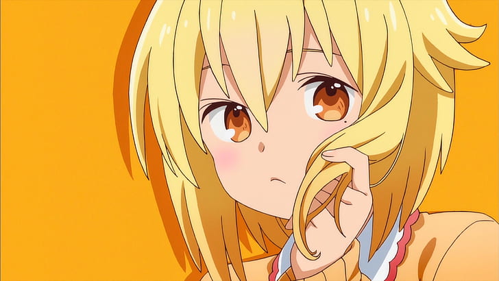 Anime, Hitori Bocchi's Lebensstil, Blond, Braune Augen, Hitoribocchi no Seikatsu, Nako Sunao, HD-Hintergrundbild