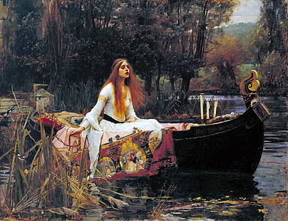 klassische Kunst, klassische Kunst, The Lady of Shalott, John William Waterhouse, HD-Hintergrundbild HD wallpaper