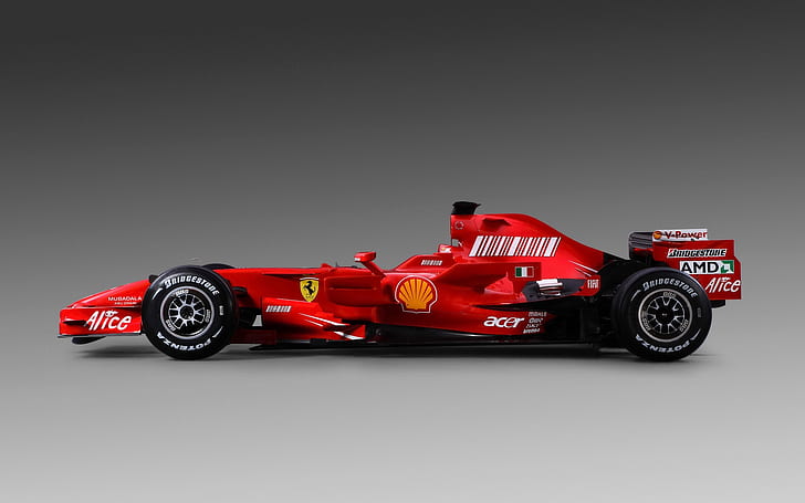 Formula 1 Ferrari Sport, black and red ferrari f-1 formula, HD wallpaper