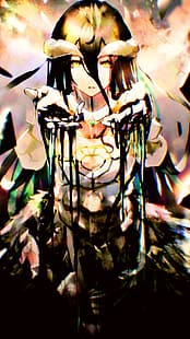 Overlord (аниме), сукубус, Albedo (OverLord), HD тапет HD wallpaper