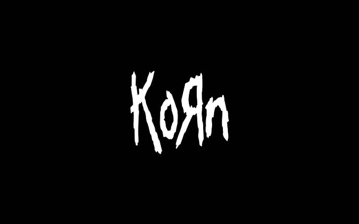 Korn BW Black HD, черно, музика, bw, korn, HD тапет