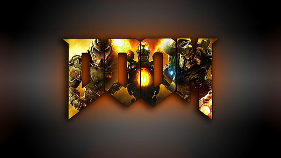 цифровые обои, Doom 4, видеоигры, Doom (игра), HD обои HD wallpaper