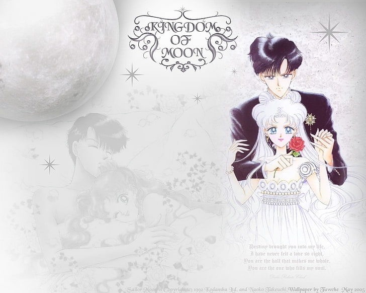 white sailor moon usagi tsukino mamoru anime bishoujo senshi sailor moon mamoru chiba princess seren Anime Sailor Moon HD Art , Sailor Moon, white, HD wallpaper