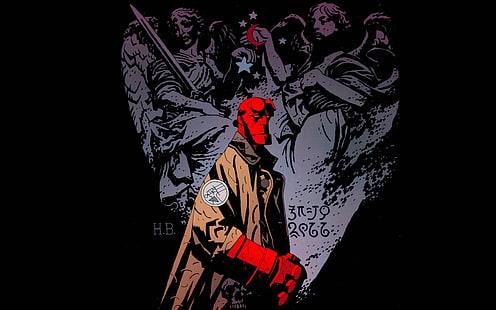 Hellboy, seni komik, Wallpaper HD HD wallpaper