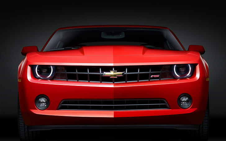 Cars, Chevrolet, Famous Brand, Red, Speed, red chevy sports car, cars, chevrolet, famous brand, red, speed, HD wallpaper