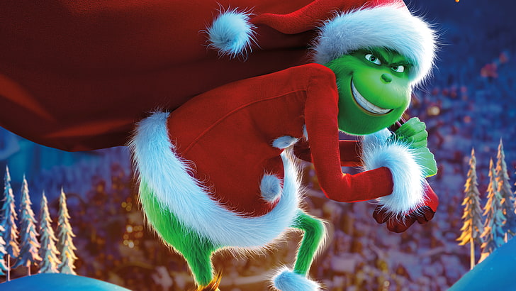 the grinch, 2018 movies, 8k, movies, hd, 4k, animated movies, 5k, HD wallpaper