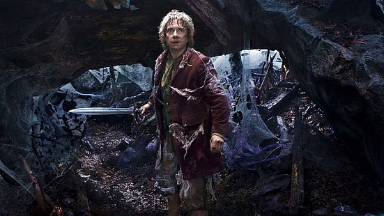 El hobbit: un viaje inesperado, el hobbit, Bilbo Baggins, Martin man, Fondo de pantalla HD HD wallpaper