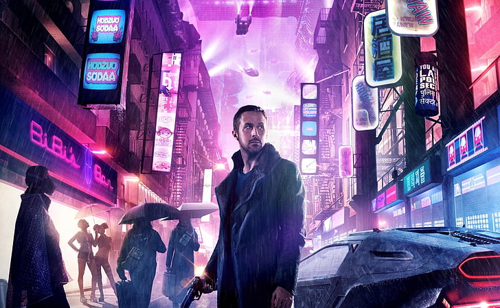 Film, Blade Runner 2049, Blade Runner, Oficer K (Blade Runner 2049), Ryan Gosling, Tapety HD