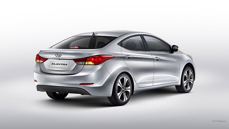 Hyundai, Hyundai Langdong, รถยนต์, รถยนต์สีเงิน, ยานพาหนะ, Hyundai Elantra, วอลล์เปเปอร์ HD