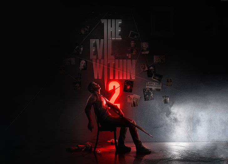 E3 2017, плакат, The Evil Within 2, 8k, HD тапет
