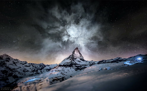 Berg Matterhorn Natur, HD-Hintergrundbild HD wallpaper