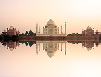 castle, India, temple, Taj Mahal, travel, tourism, HD wallpaper HD wallpaper