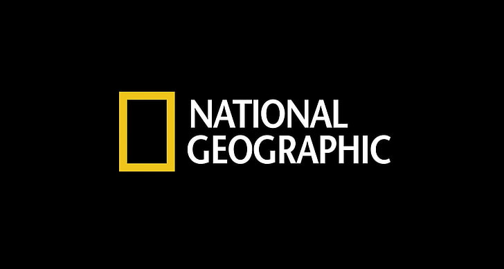 National Geographic digital wallpaper, logo, National geographic, channel, HD wallpaper