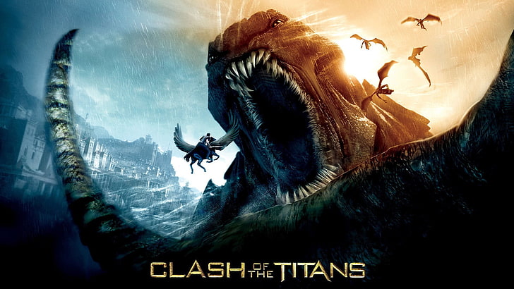 Locandina del film Clash of the Titans, film, Clash Of The Titans, locandina del film, Sfondo HD