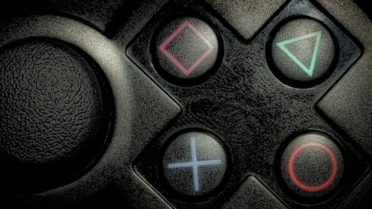 buttons, controllers, games, playstation, video, HD wallpaper