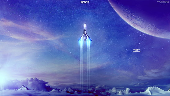 Screenshot der Online-Spieleanwendung, Mass Effect: Andromeda, Andromeda Initiative, Tempest, Mass Effect, HD-Hintergrundbild HD wallpaper