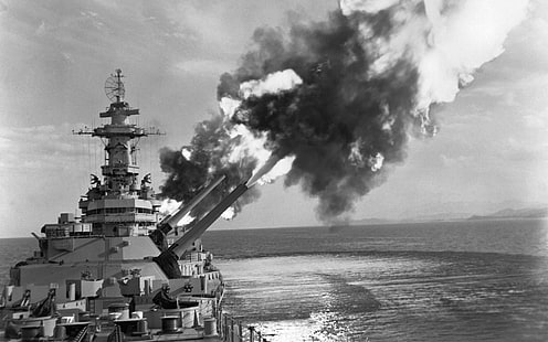 Krigsfartyg, USS New Jersey (BB-62), Slagskepp, Slagskepp i Iowa-klass, Marin, Fartyg, Krigsfartyg, HD tapet HD wallpaper