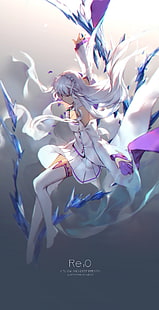Anime, Anime Mädchen, Re: Null Kara Hajimeru Isekai Seikatsu, Emilia, HD-Hintergrundbild HD wallpaper