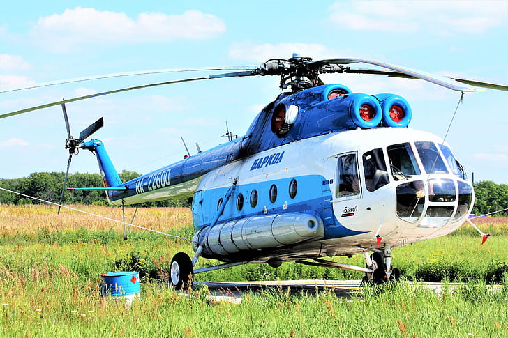 航空 ヘリコプター 飛行場 Mi 8 マイル Hdデスクトップの壁紙