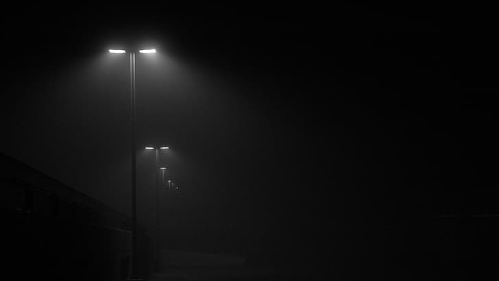 ciemne, uliczne światło, Tapety HD