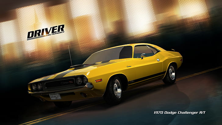 video games, Driver: San Francisco, Dodge Challenger, Driver (video game), HD wallpaper