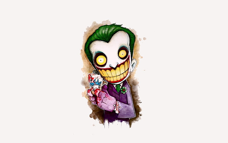 Ilustracja DC Joker, Joker, grafika, Batman, Tapety HD