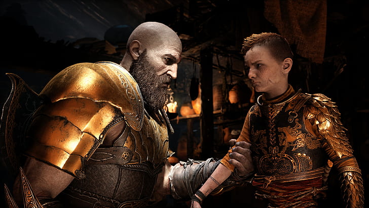 Kratos, God of War 4, God of War, giochi, giochi ps, HD, 4K, Sfondo HD