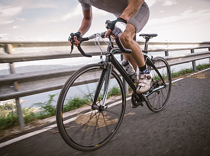 다리, 자전거, 사람, 사이클링, HD 배경 화면 HD wallpaper