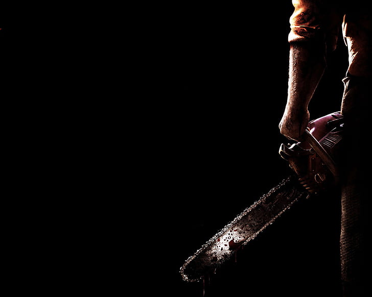 Texas Chainsaw Massacre, red and black chainsaw, texas, chainsaw, massacre, HD wallpaper
