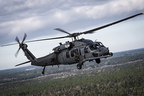 Helikoptery wojskowe, Sikorsky HH-60 Pave Hawk, samoloty, helikopter, Tapety HD HD wallpaper