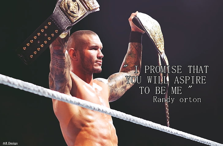 Randy Orton, WWE, quote, wrestling, HD wallpaper