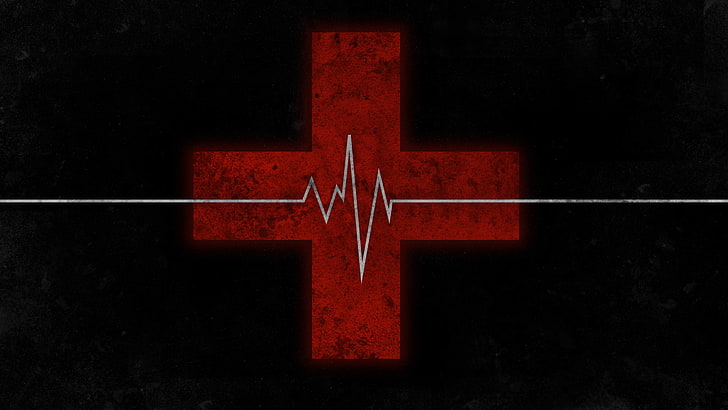 Sanitäter, Herzschlag, Kreuz, HD-Hintergrundbild