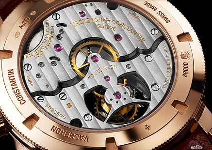 часовник, луксозни часовници, Vacheron Constanin, HD тапет HD wallpaper