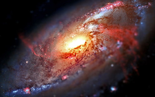 Galaxy Stars Tilt-Shift HD, космос, звезди, галактика, смяна, наклон, HD тапет HD wallpaper