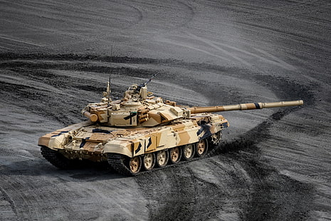 Полигон, Т-90С, русский боевой танк, HD обои HD wallpaper