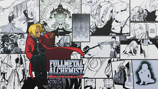 Full Metal Alchemist, Elric Edward, manga, Fondo de pantalla HD HD wallpaper