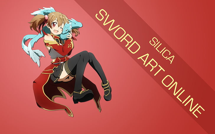 Sword Art Online, Keiko Ayano, Pina (Sword Art Online), Silica (Sword Art Online), HD тапет