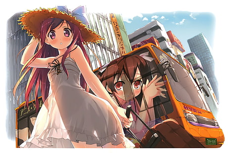 anime, Kantoku, chicas anime, Fondo de pantalla HD HD wallpaper