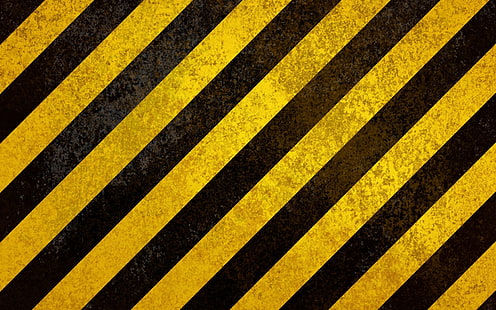 노란색과 검은 색 줄무늬 라인, 선, 빛, 배경, 옆으로, HD 배경 화면 HD wallpaper