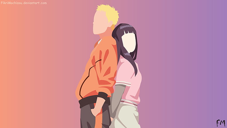 Anime, Boruto, Hinata Hyuga, Naruto Uzumaki, Wallpaper HD
