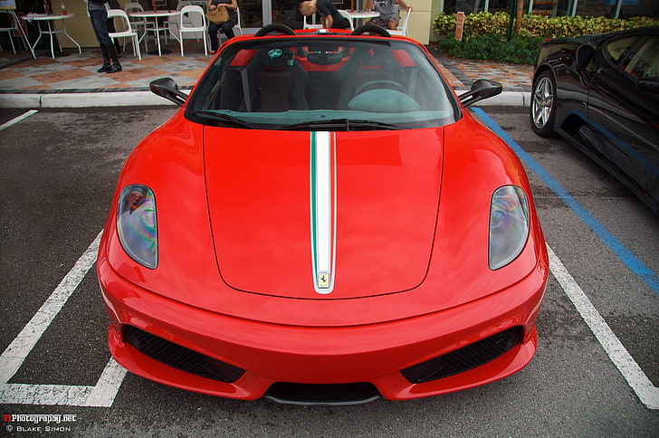 16m, 2009, Ferrari, Rot, Rosso, Rouge, Scuderia, Spinne, Supercar, HD-Hintergrundbild