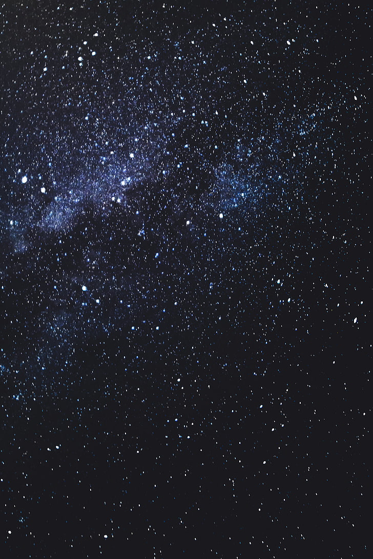 fondo de pantalla cósmico, cielo estrellado, estrellas, galaxia, noche, Fondo de pantalla HD, fondo de pantalla de teléfono