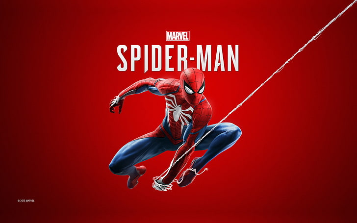 Человек-паук 2018 Marvel 4k Плакат, Человек-паук Marvel, HD обои