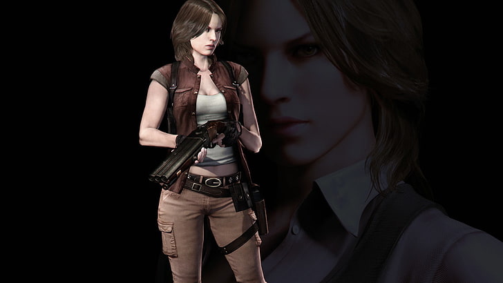 Resident Evil 6 Helena Harper File vettoriale, pistola, gioco, resident evil, rischio biologico, arma, donna, resident evil 6, bsaa, elena harper, Sfondo HD