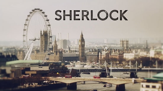 London Eye, Sherlock Holmes, Sherlock, Wallpaper HD HD wallpaper