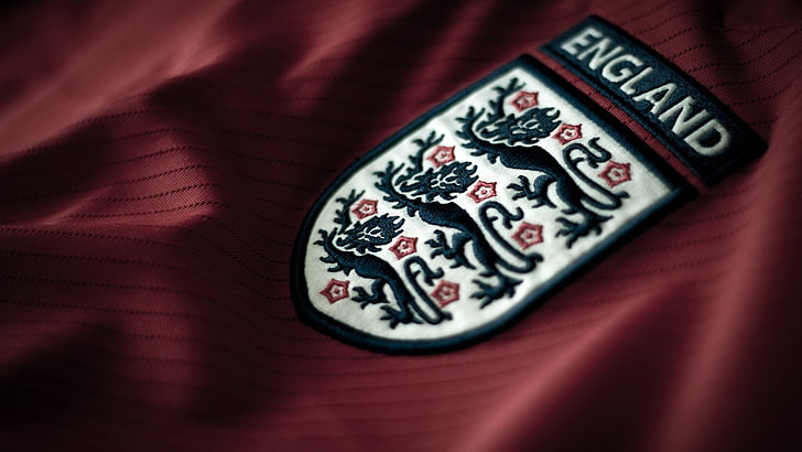التصحيح الأبيض والأسود والأحمر إنجلترا ، كرة القدم ، إنجلترا ، قمصان رياضية، خلفية HD
