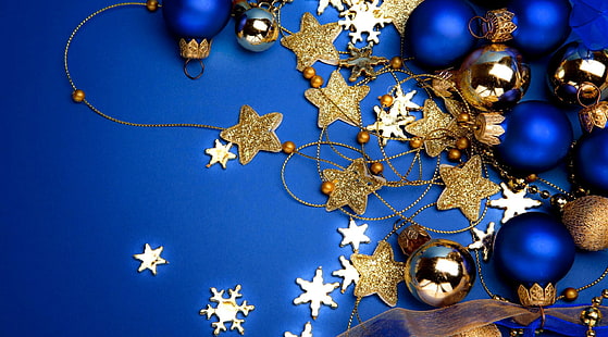 christmas decorations, stars, gold, holiday, christmas, mood, new year, christmas decorations, stars, gold, holiday, christmas, mood, new year, HD wallpaper HD wallpaper